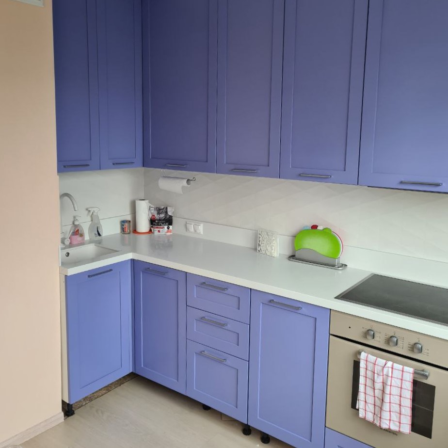 Кухня цвет фиолетовый